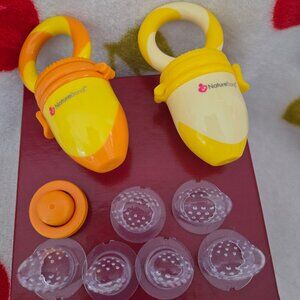 NatureBond Baby Food Feeder/Fruit Feeder Pacifier (2 Pack) - Infant Teething Toy